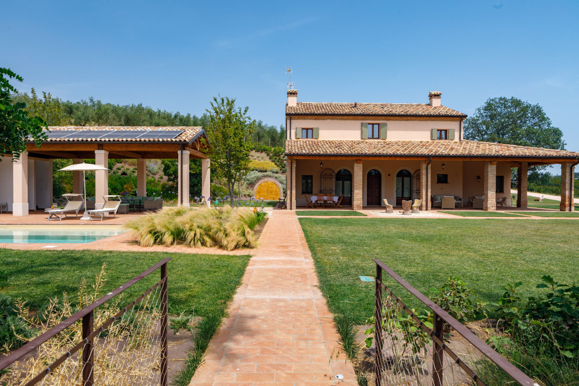 The villa